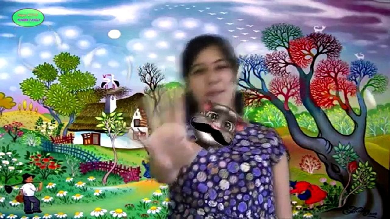 The finger family cat - accelerated video - nursery rhymes for children