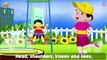 HEAD SHOULDERS KNEES and TOES Nursery Rhymes| Exercise Song for Kids