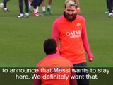 Bartomeu desperate to keep Messi at Barca