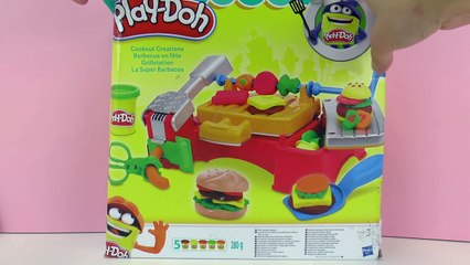 PLAY DOH Knete Deutsch GRILLSTATION - RIESIGE GRILLPLATTE - Steak & Hühnchen mit Knetmasse