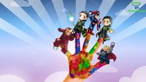 Avengers Finger Family | Finger Family Songs for Cartoon children Rhymes