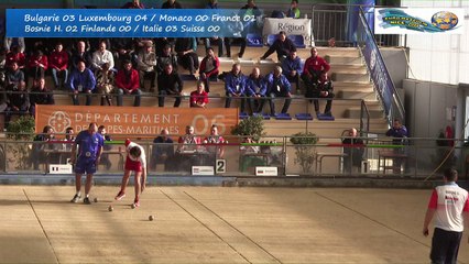 Barrages simple, Sport Boules, Euro Masculin, Nice 2016