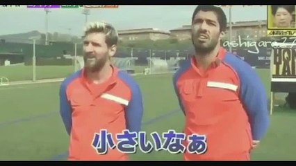 Messi, Suárez e um drone