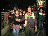 JU students celebration after CM's announcement of VC's resignation
