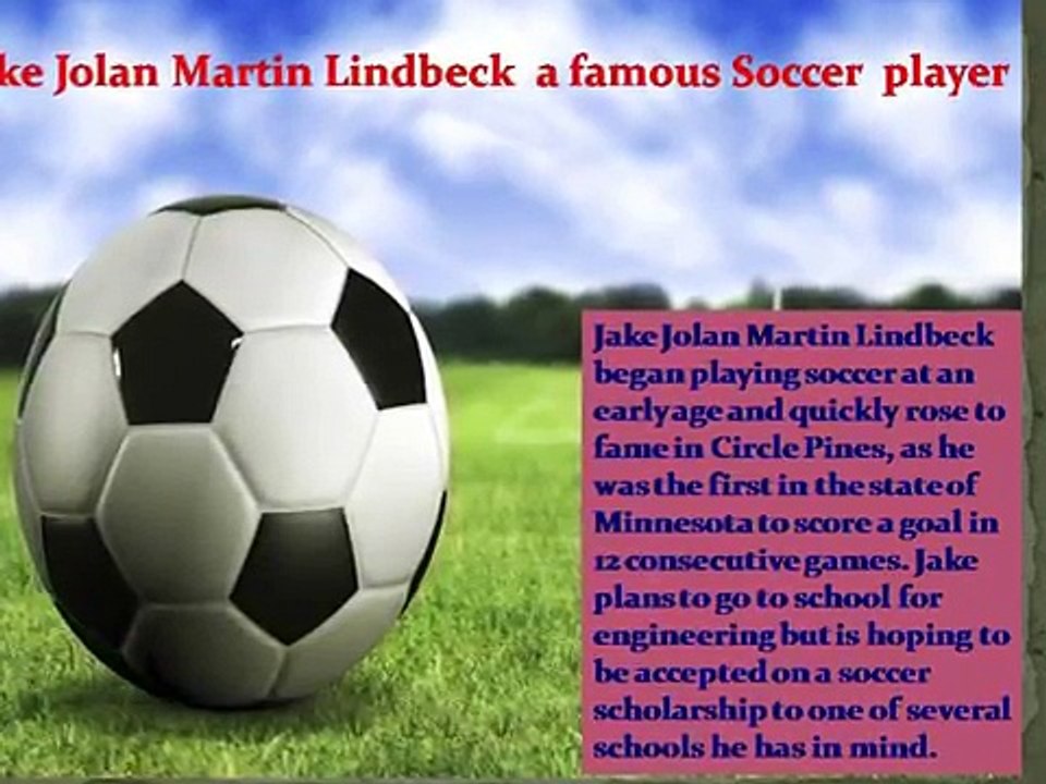 Jake jolan Martin Lindbeck a Famous Soccer Player from Minnesota. (1)