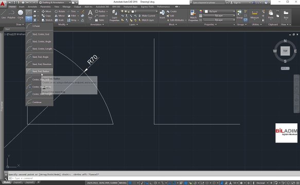 autocad-arc-yay-komutu-nasil-kullanilir