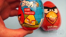 Angry Birds Surprise Eggs Learn Sizes Big Bigger Biggest! Opening Eggs with Toys and Candy!