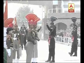Republic day parade at Wagah border. It's a spectacular show .