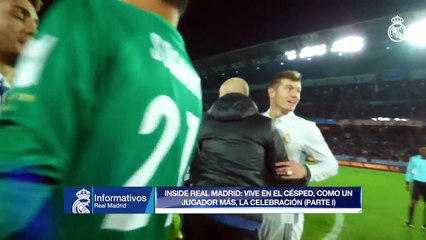 Pitch celebrations after CWC win