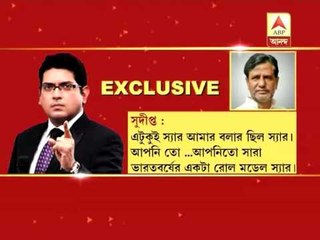 sudipta sen speaks exclusively to Suman Dey:  last confession
