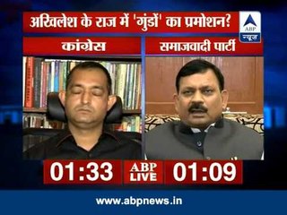 LIVE debate: Are "goons" getting promotion in Akhilesh govt ?