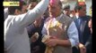 Rajnath singh celebrates holi