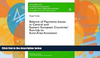 PDF  Balance of Payments Issues in Central and Eastern European Countries  Run-Up to Euro Area