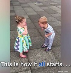 Первый поцелуй