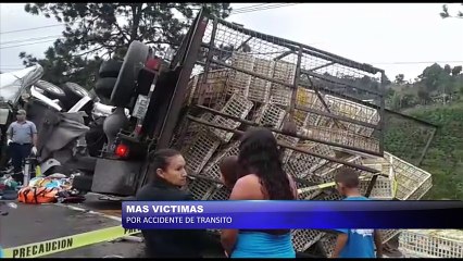 Mas victimas por accidente de transito