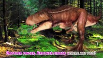 3D stegosaurus Dinosaur Animation Finger Family Nursery Rhymes by KidsW