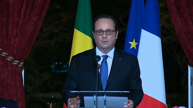 Toasts au dîner d'Etat en l'honneur de M. Macky Sall