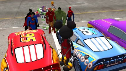 ★ Angry Birds & Mickey Mouse ★ Play with Hulk, Spiderman, McQueen Cars Ironman & Nursery Rhymes