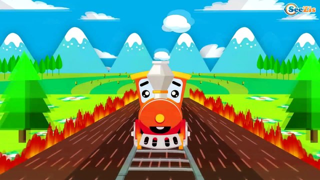 Le Train L'aventure - Dessin animé pour bébés en français - La Voiture Pour Enfants