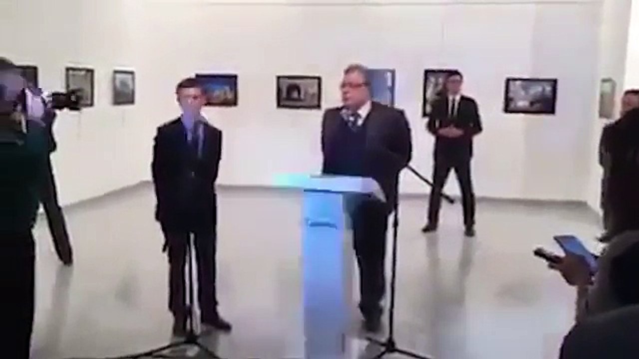 Exclusive footage of Russian Ambassador Killing 2016