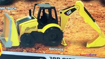 CAT CONSTRUCTION TRUCKS FOR KIDS with REMOTE CONTROL MASSIVE MIGHTY MACHINES DIGGERS