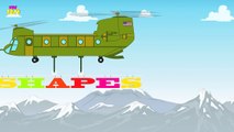 Learn Shapes | Helicopters | SHAPES | Preschool Activity