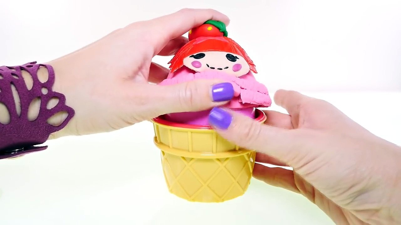 4 Lalaloopsy Play Doh Ice Cream Surprise Eggs Webo Toon Toys Chocolate Sorpresa Huevos