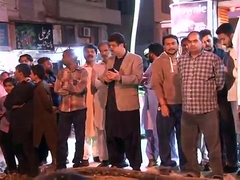 Sindh Chief Minister Syed Murad Ali Shah visits Karachi city.
