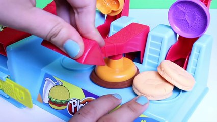 Play Doh Burger Builder Dough Burger Deli Set Play Doh Hamburger French Fries Hot Dog Playdough