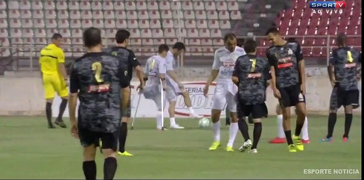 Amigos Falcão vs Amigos Wesley Safadão 1-0 Gol de Rogerinho Jogo Beneficente 20-12-2016 (HD)