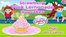 Strawberry Pink Lemonade Cupcakes - Cooking game for kids
