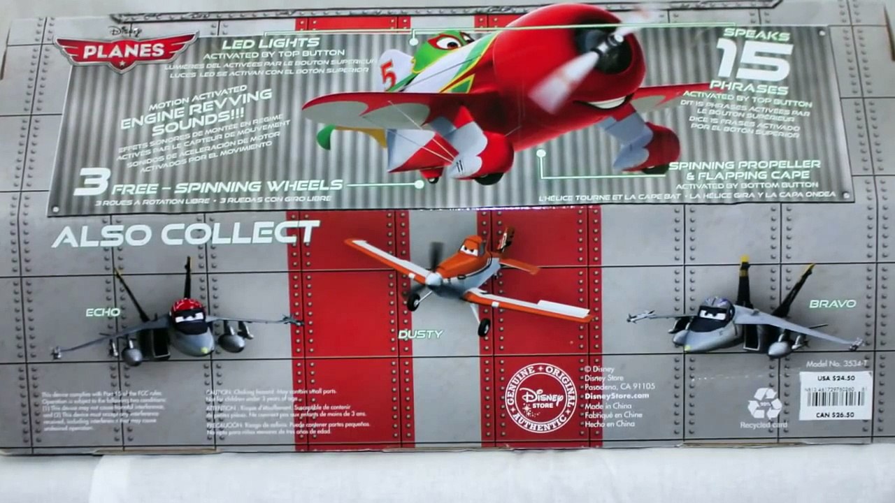 Disney Planes El Chupacabra Talking Action Plane Large Spinning Propeller Toy