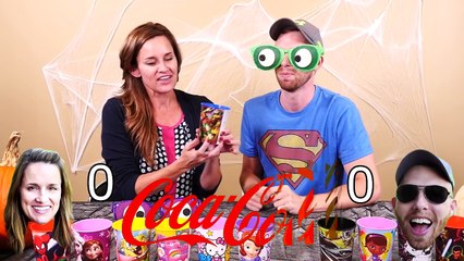 SODA CHALLENGE! Blindfolded Play Doh Googly Eyes - 11 Flavors in Surprise Cups