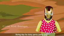 Ironman Cartoon Rhymes For Kids | English Gummy Bear Nursery Rhymes | 3D Animated Rhymes With Lyrics