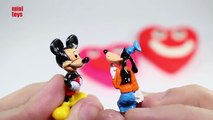 Play Doh Valentines Surprise Hearts Mickey Mouse Frozen Anna Spider-Man Disney Planes