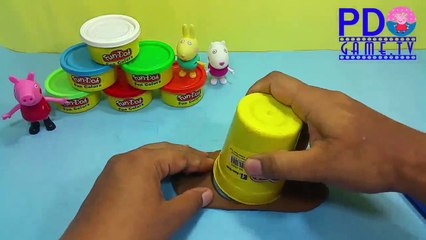 Peppa Pig Play Doh Pie! How To Make Play Doh Pie cherry Yummy Play Doh Dessert