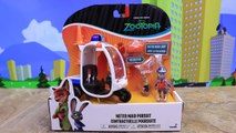 Zootopia Nick Wilde and Judy Toys Police Officer Giving Parking Tickets and Throwing the Fox in Jail