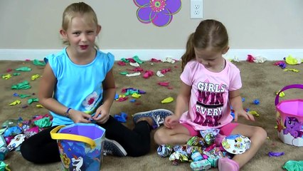 GIANT BALLOONS Surprise Toys Hunt - Shopkins My Little Pony Sofia the First Palace Pets