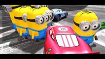 Nursery Rhymes Songs For Children Giant Minions W/ Spiderman Lightning McQueen
