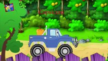 Monster Truck Stunts | Monster Trucks videos | Learn Vegetables For Children | Cartoon Rhymes