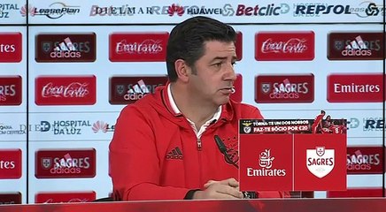 A opinião de Rui Vitória sobre o sorteio da Taça de Portugal