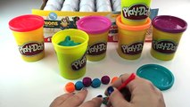 Play-Doh Caterpillar and Minions Kinder Surprises - Eggs and Toys TV