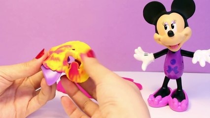 Minnie Mouse Play Doh Dress Gown Prom Dress Mickey Mouse Clubhouse Disney Junior Toys Review