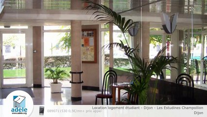 Location logement étudiant - Dijon - Les Estudines Champollion