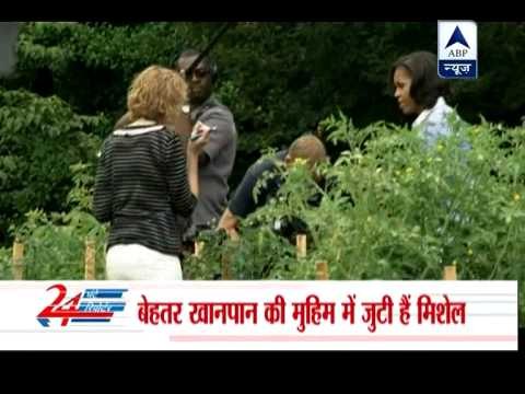 Michelle Obama's book focus on White House garden, healthy eating‎
