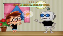 Jack Be Nimble karaoke song with lyrics | Nursery Rhymes TV | Ultra HD 4K Music Video