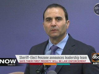 MCSO Sheriff Penzone announces leadership team Tuesday