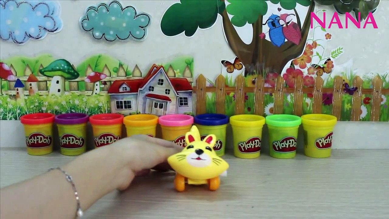 Đồ chơi đất nặn Play Doh - Đồ chơi Play Doh dạy bé làm hạt dẻ bằng Play Doh Bé NaNa