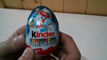 Kinder Surprise Eggs Unboxing Christmas Eggs toy gift - Kinder sorpresa huevo juguete regalo navidad