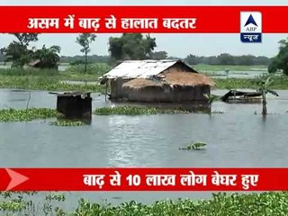 Assam Flood: More than 30 dead, 10 lakh displaced‎